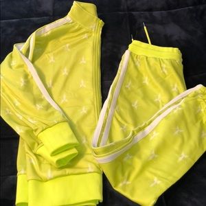 Jeffree Star Chartreuse Tracksuit